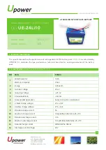 UPOWER Ecoline UE-24Li10 Manual предпросмотр