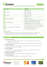 Preview for 2 page of UPOWER Ecoline UE-24Li300 Manual