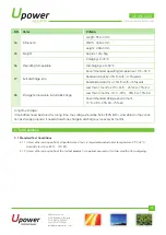 Preview for 2 page of UPOWER Ecoline UE-48Li200 Manual