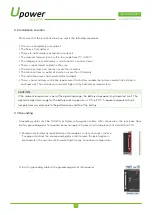 Предварительный просмотр 14 страницы UPOWER Ecoline UE-48Li3600V2 Operation Manual