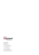 Предварительный просмотр 25 страницы UPOWER Ecoline UE-48Li3600V2 Operation Manual