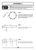 Предварительный просмотр 4 страницы Upper Bounce Bounce Galaxy BGSF01-60 User Manual