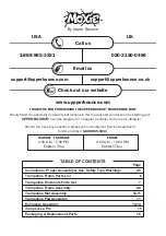 Preview for 2 page of Upper Bounce MOXIE MXSF03-10-BK User Manual