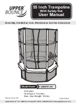 Upper Bounce UBSF01-55 Assembly, Installation, Care, Maintenance, And Use Instructions preview