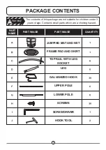 Preview for 3 page of Upper Bounce UBSF01-55 Assembly, Installation, Care, Maintenance, And Use Instructions