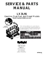 Preview for 2 page of Upright LX31 Service & Parts Manual