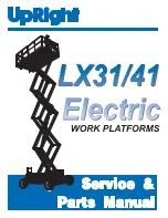 Upright LX31 Service Manual preview