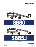 Preview for 324 page of Upright SB85J Service & Parts Manual