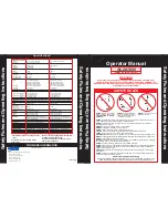 Preview for 1 page of Upright SL-26N Operator'S Manual