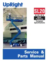 Upright SL20 Series Service & Parts Manual preview