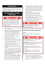 Preview for 2 page of Upright TL49 Operator'S Manual