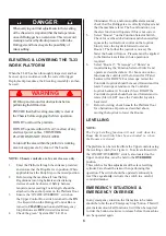 Preview for 6 page of Upright TL49 Operator'S Manual