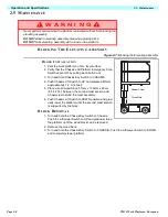 Preview for 20 page of Upright TM12 Service & Parts Manual