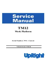 Preview for 1 page of Upright TM12 Service Manual