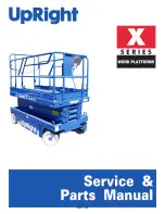 Upright X Series Service & Parts Manual preview