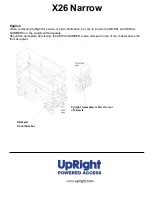 Preview for 3 page of Upright X26N Service & Parts Manual