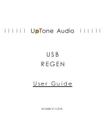 UpTone Audio USB REGEN User Manual preview