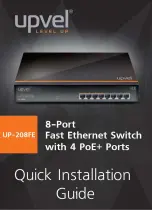 Upvel UP-208FE Quick Installation Manual preview