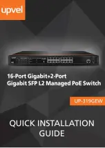 Предварительный просмотр 1 страницы Upvel UP-319GEW Quick Installation Manual