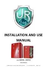 UR FOG FAST 02 Installation And Use Manual preview