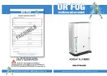 Preview for 1 page of UR FOG Plus Series Installation And Use Manual