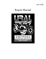 URAL Motorcycles 2000 -10 series Repair Manual предпросмотр