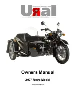 URAL Motorcycles 2007 RETRO Owner'S Manual предпросмотр