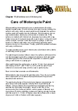 Preview for 107 page of URAL Motorcycles Deco Classic 1998 Owner'S Manual