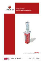 Preview for 1 page of Urbaco G6EVO Installation And Operation Manual