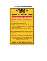 Preview for 21 page of Urban Air Pro Zone Operation & Maintenance Manual