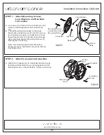 Предварительный просмотр 3 страницы urban ambiance UQL1120 Installation Instructions Manual