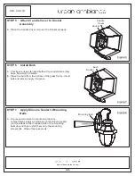 Preview for 5 page of urban ambiance UQL1147 Installation Instructions Manual