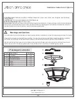 urban ambiance UQL1154 Installation Instructions preview