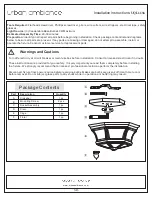 Preview for 1 page of urban ambiance UQL1156 Installation Instructions