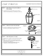 Preview for 3 page of urban ambiance UQL1160 Installation Instructions Manual