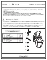 urban ambiance UQL1161 Installation Instructions preview