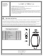 urban ambiance UQL1174 Installation Instructions preview