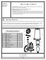 urban ambiance UQL1222 Installation Instructions Manual preview