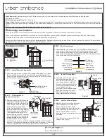 urban ambiance UQL1244 Installation Instructions preview