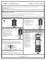 urban ambiance UQL1255 Installation Instructions preview