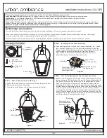 urban ambiance UQL1376 Installation Instructions preview