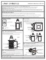 urban ambiance UQL1413 Installation Instructions preview