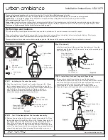 Preview for 1 page of urban ambiance UQL1473 Installation Instructions