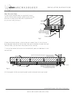 Preview for 4 page of Urban Archaeology One Madison Installation Instructions