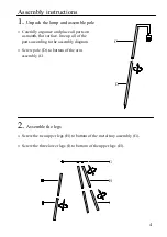 Предварительный просмотр 4 страницы Urban Barn 216637 Use And Care Manual