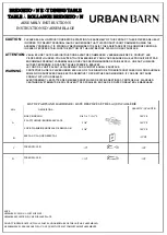 Urban Barn BRIDGETOWN 218072 Assembly Instructions Manual preview
