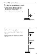 Preview for 4 page of Urban Barn CALLAN FLOOR LAMP Use And Care Manual