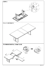 Preview for 2 page of Urban Barn PAULSEN EXTENSION DINING TABLE Assembly Instructions