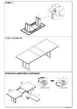 Preview for 4 page of Urban Barn PAULSEN EXTENSION DINING TABLE Assembly Instructions