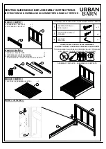 Preview for 1 page of Urban Barn Renton Queen/King Bed Assembly Instructions